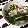 aochaaan's cooksnap of when they made おつまみ◎青ネギでたこネギ塩.