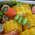ruruchirin's cooksnap of when they made キャラ弁おかず.