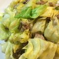 amileamila's cooksnap of when they made ご飯が進むよ♪豚ひき肉ときゃべつ炒め。.