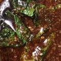 heecorism's cooksnap of when they made エゴマの葉辛味醤油漬け.