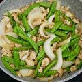 くーみん1008's cooksnap of when they made 作り置き☆絹さやと挽き肉の甘辛炒め.