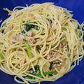 ♥aki☆n♥'s cooksnap of when they made ほうれん草とツナのパスタ.