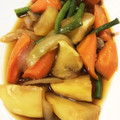 kaiyui's cooksnap of when they made じゃがいもと玉ねぎとにんじんの煮物.