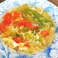 ｃｈｕ−ｌｉｐ's cooksnap of when they made レタスとトマトの卵コンソメスープ.