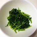 ぽちこ（マイ）'s cooksnap of when they made 簡単にもう一品、ほうれん草ナムル.