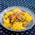 ｍａｒｉ♪'s cooksnap of when they made ふわふわ卵と胡瓜・キムチのマヨネーズ和え.