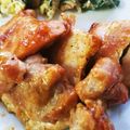 koodo's cooksnap of when they made ＊簡単＊鶏もも肉のわさび醤油バター.