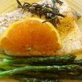 Lake☆Erie's cooksnap of when they made サーモンの蒸し焼き オレンジ風味.