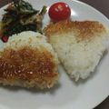 あゆたっくん's cooksnap of when they made フライパンで簡単バター醤油の焼きおにぎり.