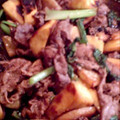 trtdi's cooksnap of when they made ご飯に合う！牛肉とさつまいもの炒め物.