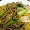 arihana's cooksnap of when they made ランチ☆キノコと小松菜の醤油バターパスタ.