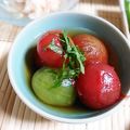 ＴＯＭＯＷＡＴ's cooksnap of when they made プチトマトのお浸し.