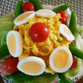 クックXX837M☆'s cooksnap of when they made かぼちゃとゆで卵のサラダ.