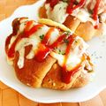 ☆糖質減らしてます☆'s cooksnap of when they made バターロールで再現＆アレンジ、納豆ドッグ.