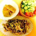 miccipocci's cooksnap of when they made シャキ！豆苗&なすの豚バラサッパリ炒め♪.