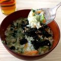 ★流星★'s cooksnap of when they made 簡単★あるもので韓国風粥.