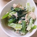 ぺろこさん's cooksnap of when they made 小松菜えのきツナのマヨサラダ.