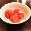 ❁Abake❁'s cooksnap of when they made スイカ＋レモンで夏のデザート.