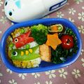 かめ３のママちゃん's cooksnap of when they made こどもの日キャラ弁☆こいのぼり.