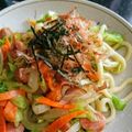 Ryuki036's cooksnap of when they made 讃岐うどんの節約焼きうどん.