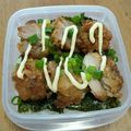 ☆一星☆'s cooksnap of when they made 鶏の唐揚げ丼.