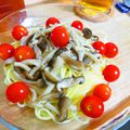 きーさん774's cooksnap of when they made おもてなしに♪プチトマトの和風冷製パスタ.