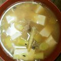 オクしゃん's cooksnap of when they made 長野の味☆サバ缶と竹の子の味噌汁.