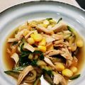 natsu555's cooksnap of when they made キュウリとササミの中華風サラダ♪.