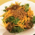 725i's cooksnap of when they made レタスと納豆のサラダ.