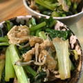 Boquerona's cooksnap of when they made かぶの葉と油揚げの煮浸し☆しらす入り☆.