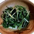 アラフォーサーブ's cooksnap of when they made 水菜とワカメのお浸し♪.