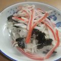 きらり流れ星's cooksnap of when they made 大根とカニカマのサラダ.
