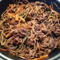 奈美っぺ's cooksnap of when they made お弁当にも☆ゴボウと蒟蒻牛肉炒め.