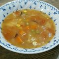 CoCoしゃんママ's cooksnap of when they made 野菜ジュースで簡単もち麦ミネストローネ.