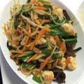 chiyomin♪'s cooksnap of when they made 米麺 de 上海焼きそば♪.