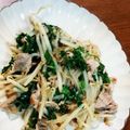 ☆にん☆'s cooksnap of when they made パクチーと豚肉の炒め物.