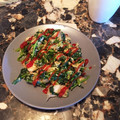 時々肉を食べたい's cooksnap of when they made 豚肉とほうれん草の卵炒め.