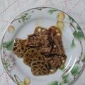 イチゴ、イチゴ。's cooksnap of when they made すき焼きレンコン.
