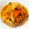 Lexell's cooksnap of when they made 簡単♪鶏肉とジャガイモの野菜ジュース煮.