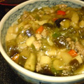 JokDar's cooksnap of when they made 筍と茄子とピーマンの旨煮丼.