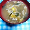 めみたん☆'s cooksnap of when they made 茸とわかめの豆乳スープ.
