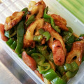 chaaaan♡'s cooksnap of when they made ピーマンちくわの甘辛マヨカレー炒め☆.