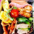 ｱｲﾊﾅ's cooksnap of when they made ねぎ＆カニかま*胡麻入り卵焼き☆お正月.