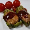 ちゅんちゅび's cooksnap of when they made 超簡単 ピーマンの肉詰め.