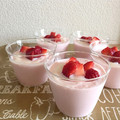 まきneko's cooksnap of when they made 材料３つ！簡単いちごムース.