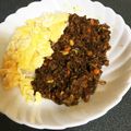 クック1NL30X☆'s cooksnap of when they made カレールーで作る簡単ドライカレー.