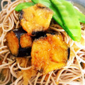 misabobbo's cooksnap of when they made ☆揚げ茄子南蛮漬けおろし冷蕎麦.