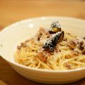 urarako's cooksnap of when they made ☆なすと豚ひき肉のパスタ☆.