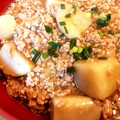 harutop's cooksnap of when they made 里芋の煮物　鶏そぼろあんかけ.