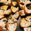 玉山のい's cooksnap of when they made レンジで簡単☆パン耳サクサクラスク.